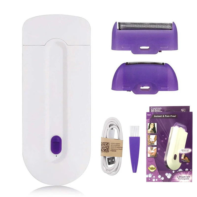 

Women Laser Rechargeable Epilator Remover Smooth Touch Hair Removal Instant Pain Free Razor Sensor- Light Technology Hair Remove