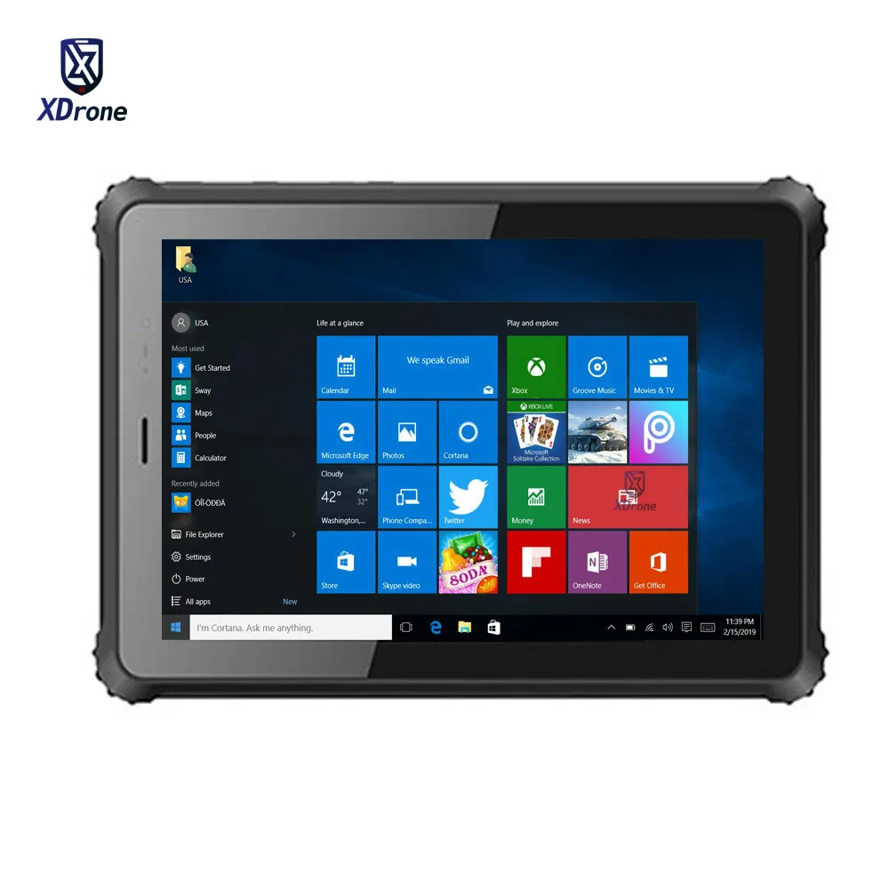 Оригинальный Прочный планшетный ПК Kcosit K1081 Windows 10 IP67 Водонепроницаемый дюймов Z8350