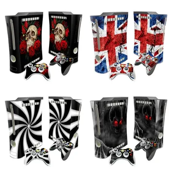 

Vinyl Skin Sticker Cover For Microsoft Xbox 360 with 2 Controllers Decal for Xbox 360 Gamepad Controller