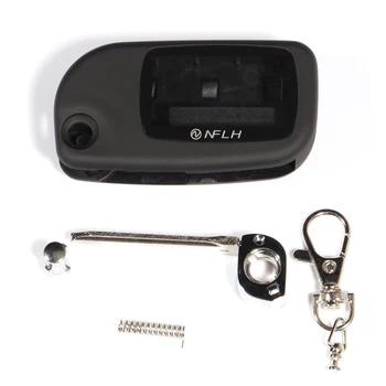 

New case uncut blade fob case for Starline A9 A8 A6 A4 uncut blade fob case cover A9 FOB alarm switchblade key + A9 A6 A8 Glass