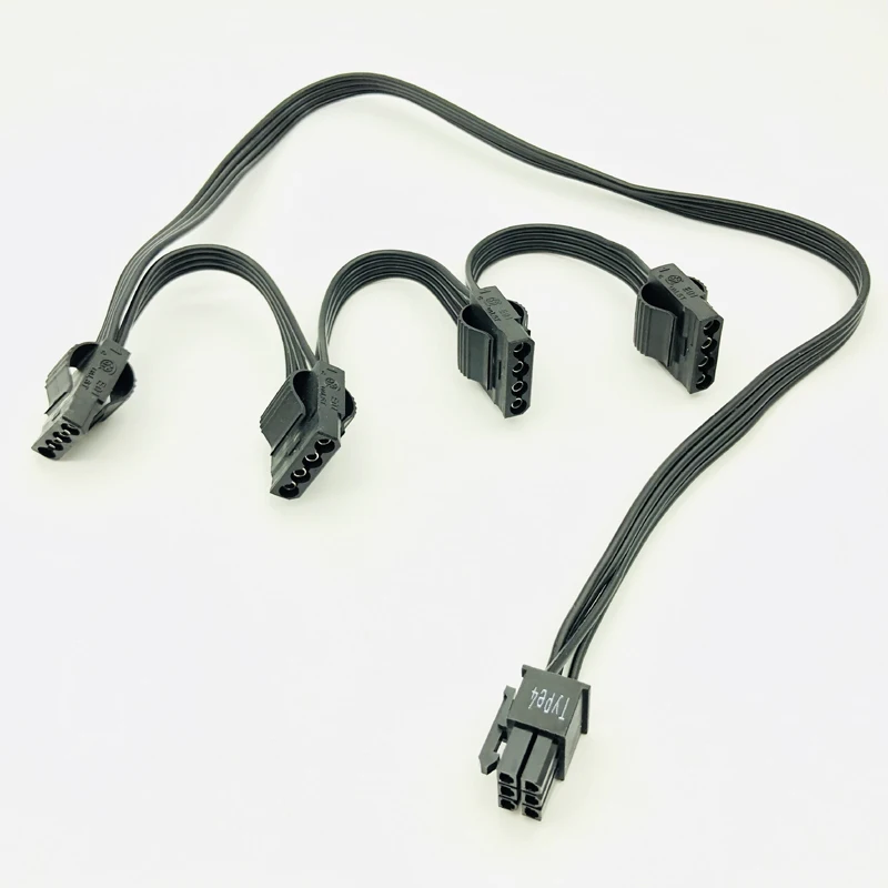 PCI-e 6Pin Male 1 to 4x Molex 4Pin усилитель порта питания для CORSAIR RMx Series RM1000x RM850x RM750X RM650x RM550x |