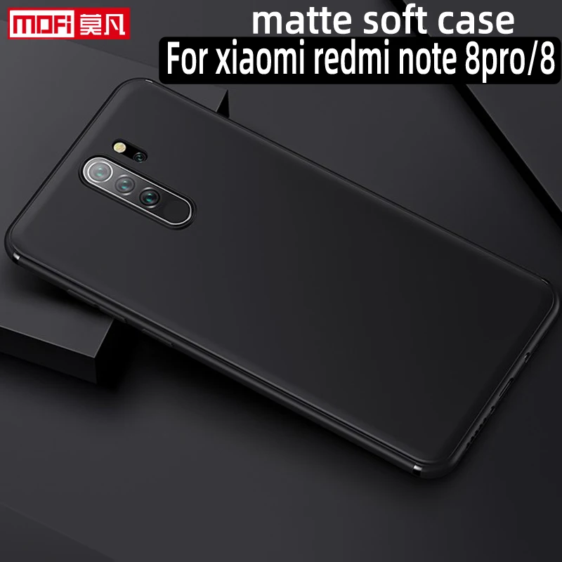 Матовый чехол для xiaomi redmi note8 pro силиконовый мягкий Ультратонкий защитный из ТПУ mofi note 8 тонкий чехол|Бамперы| |