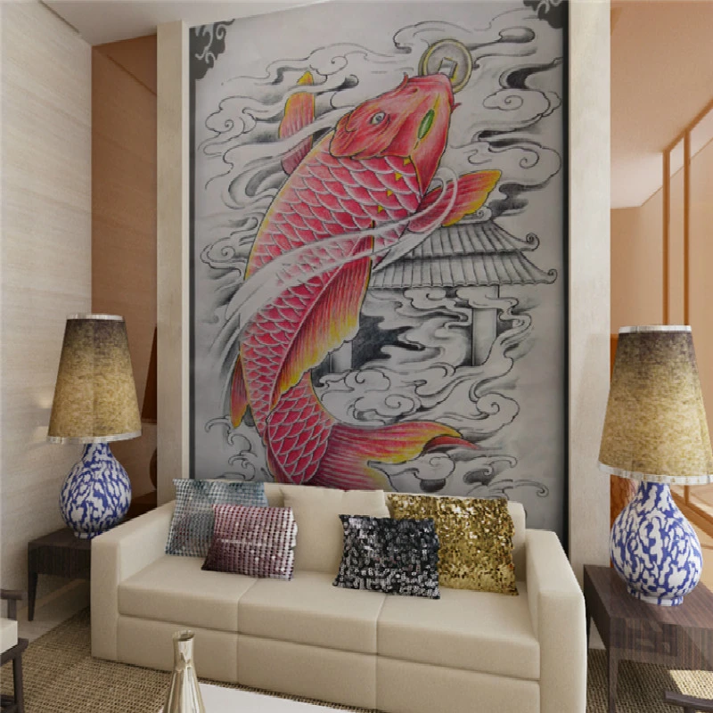 日本のレストラン 日本のレストラン 浮世絵アートの3d壁紙 Aliexpress Home Improvement