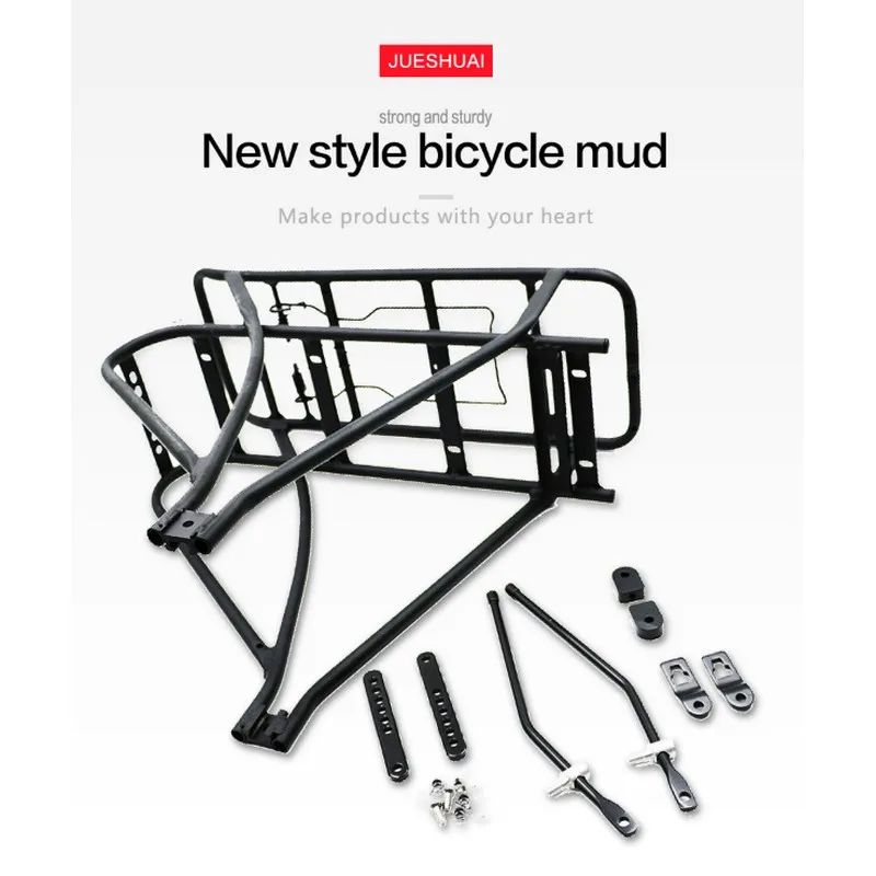 E велосипедные стеллажи для багажа Parrilla Bagageiro Bicicleta E-Bike Задняя стойка для велосипеда черная посылка аксессуары для электровелосипедов запчасти