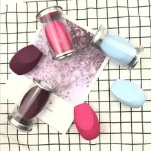 KESMALL/горячая распродажа, маркировочная бочка, трехсекционная, не латексная, маленькая пудинг, красота, макияж, яйцо, влажное, двойное использование, большая Пышка S016