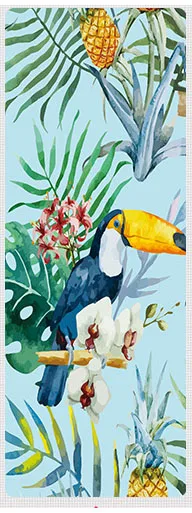 As picture Фламинго Printednatural резиновый коврик для йоги нескользящие складной коврик для упражнений для фитнес, Пилатес для гимнастики и фитнеса коврики - Цвет: As picture