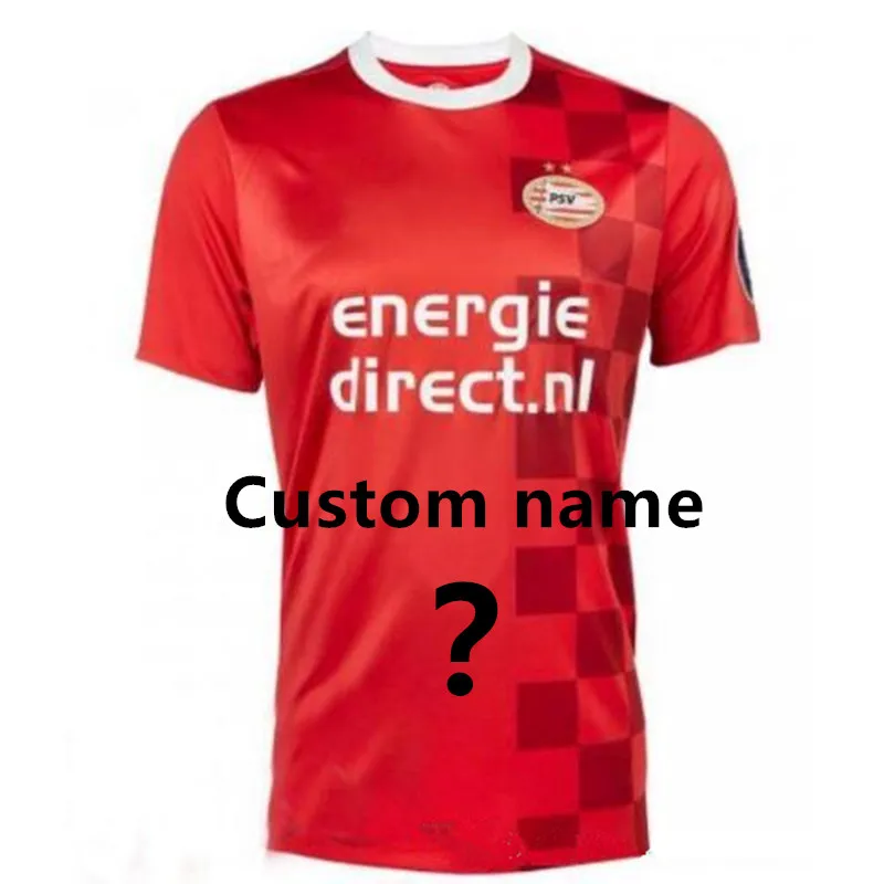 psv Eindhoven домашние красные мужские футбольные майки Erick Gutierrez L. DE JONG BERGWIJN 19 20 psv Eindhoven футбольная рубашка - Цвет: shirt