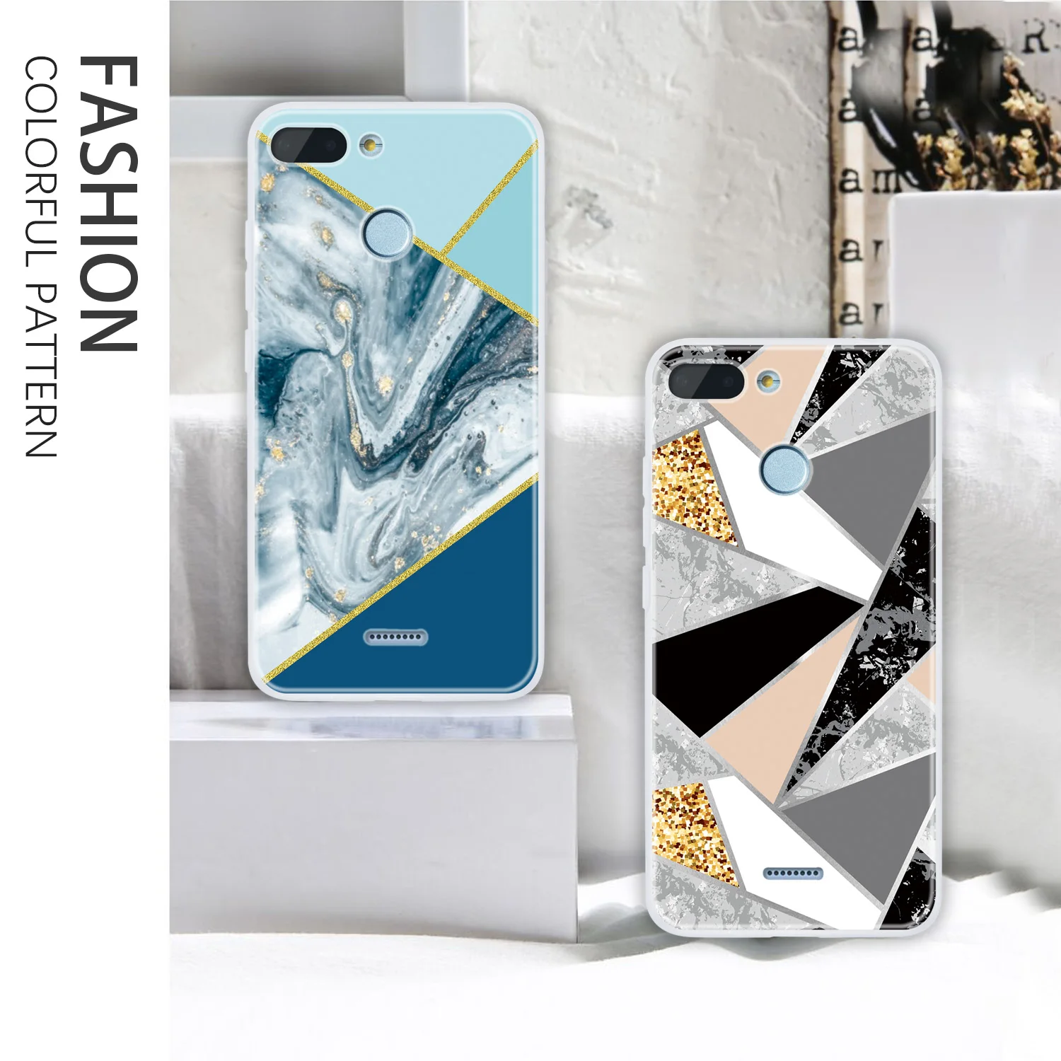 Чехол s для Xiaomi чехол Redmi 6 с геометрическими фигурами hoesje 6A A Etui мягкий из