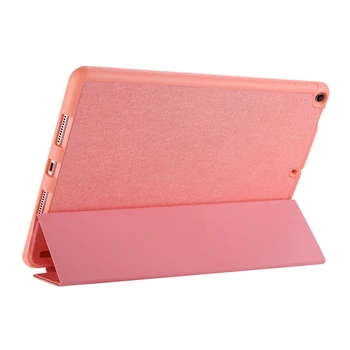 

for Apple iPad 9.7 Inch Tablet PC Case with Contact Pen Anti-Lost Card Slot Design PU Protective Case