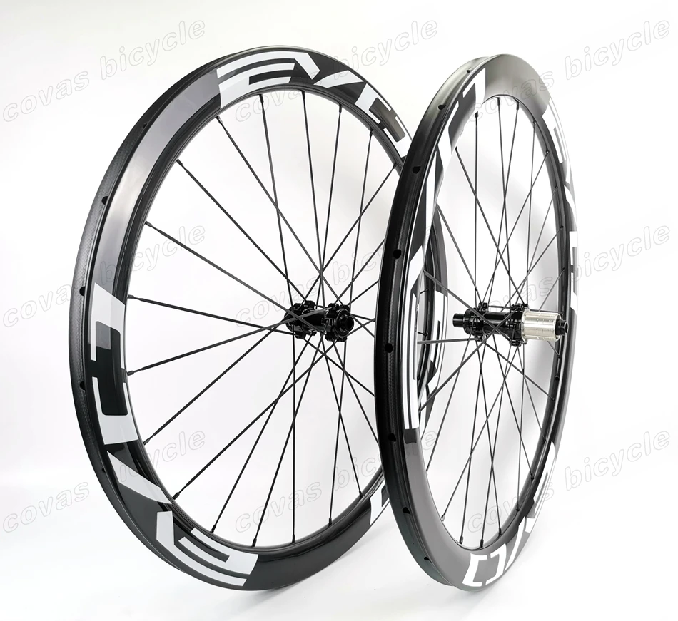 Best 700C Road Disc Brake carbon wheels 45mm depth 26mm width clincher/tubular/tubeless Disc Bike carbon wheelset with EVO decals 3 Best 700C Road Disc Brake carbon wheels 45mm depth 26mm width clincher/tubular/tubeless Disc Bike carbon wheelset with EVO decals 3