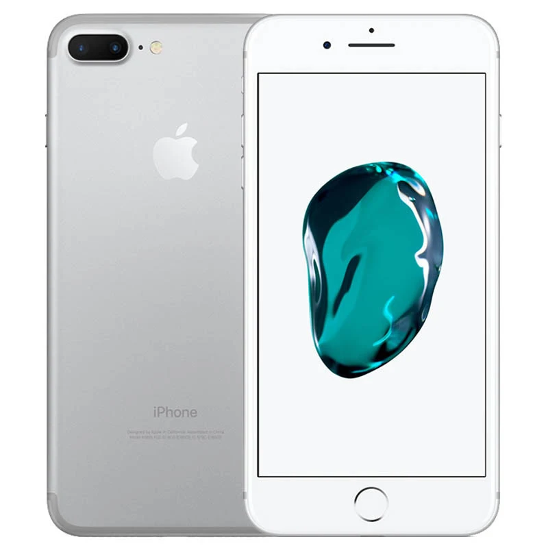 Apple iPhone 7 Plus 7 P 4G LTE 3 ГБ ОЗУ 32 ГБ/128 ГБ/256 Гб ПЗУ IOS 12.0MP четырехъядерный сканер отпечатков пальцев разблокированный мобильный телефон - Цвет: Silver