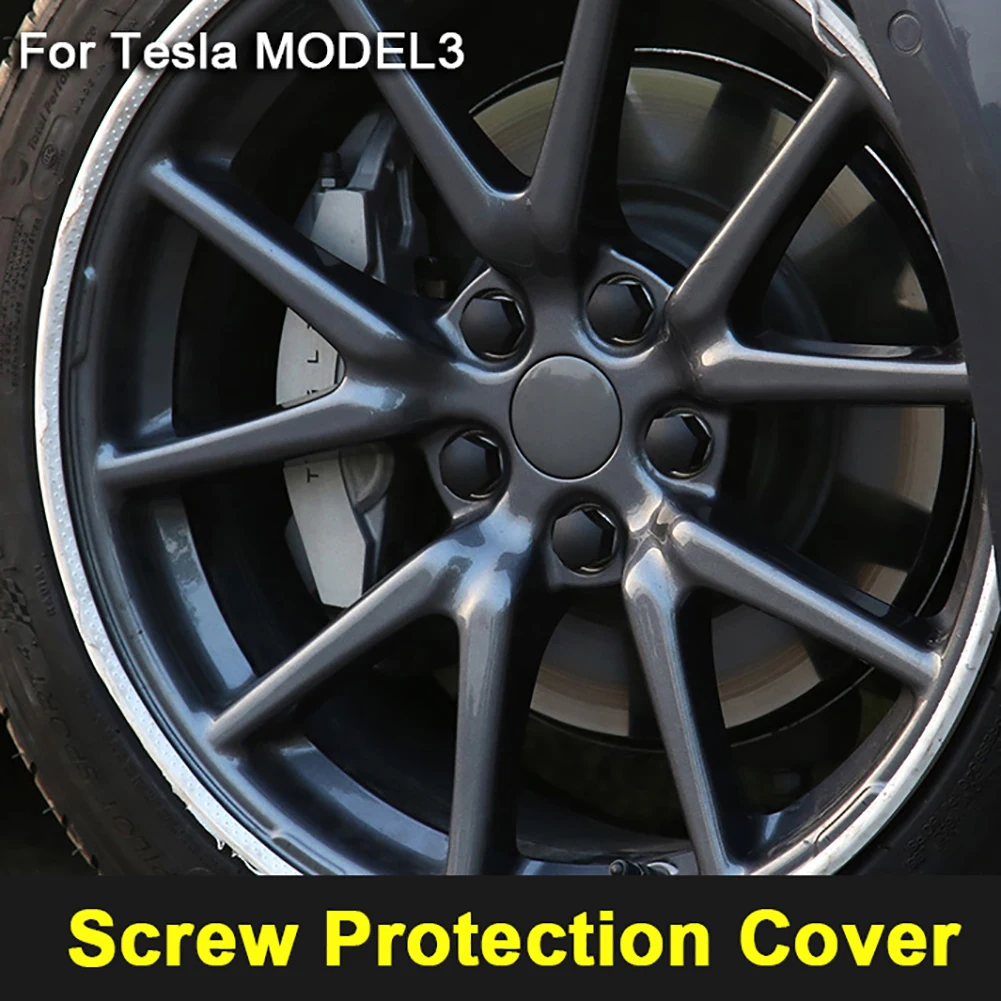 Для Tesla алюминиевая модель 3 S X колпак ступицы центра колеса крышка винта колпачок