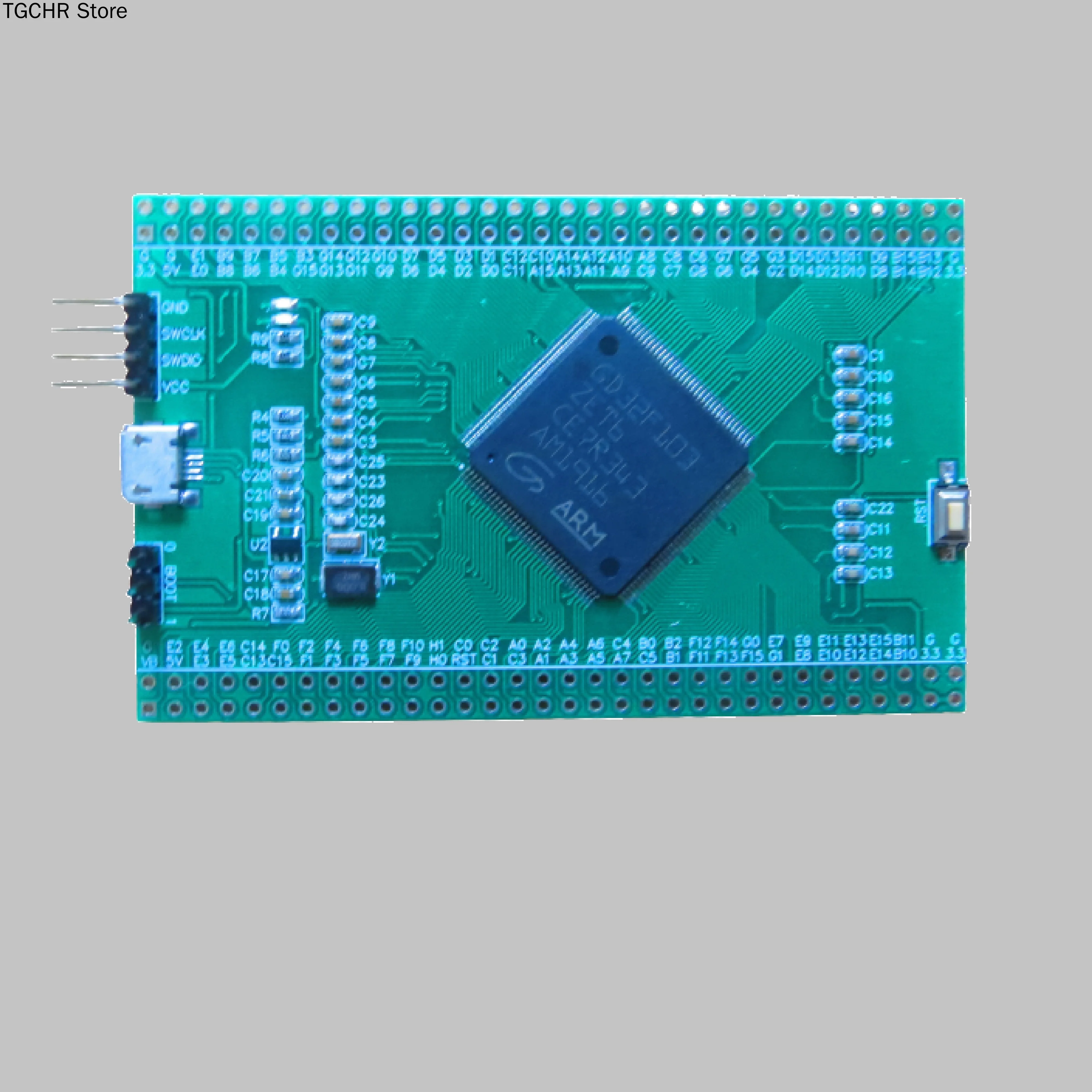 

Материнская плата GD32F103ZET6, основная плата большой емкости STM32F103, одночиповая микрокомпьютерная система Zet6, макетная плата, замена ветеринара