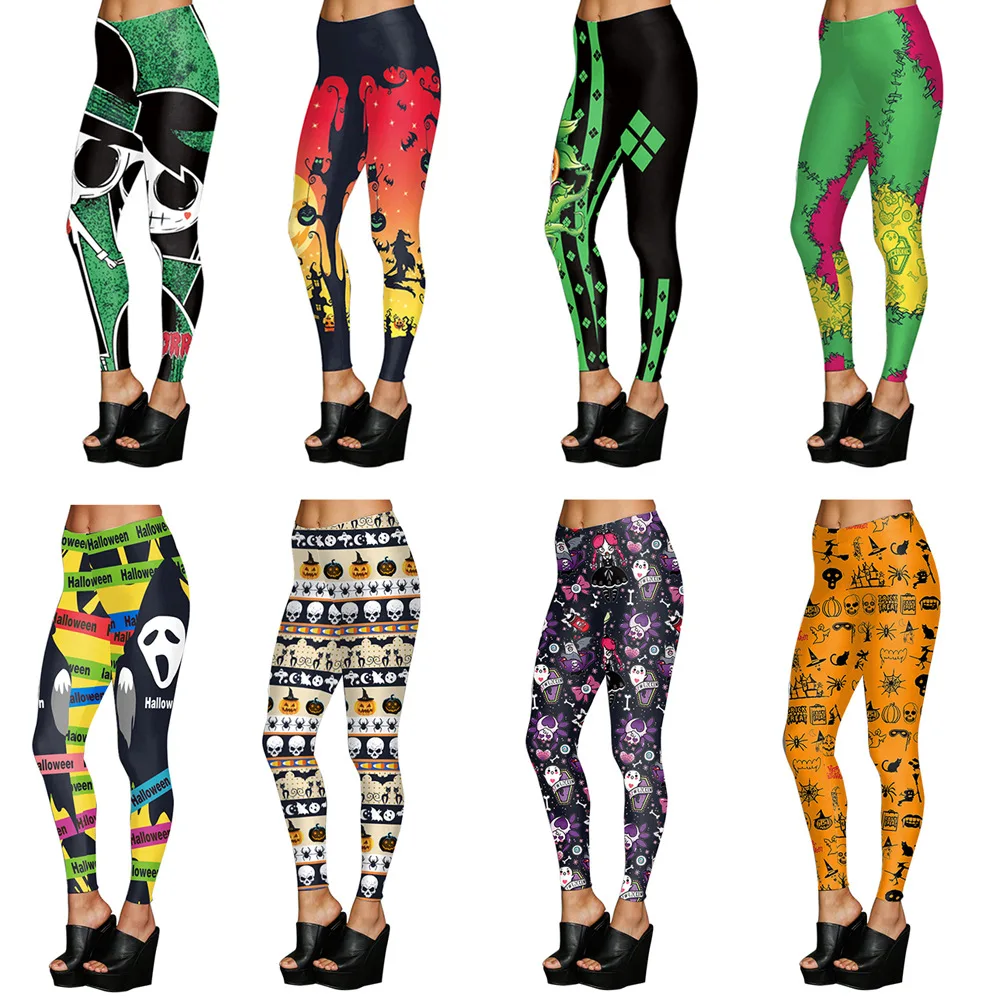 Sexy Women Legging Cartoon Pokemon Snow Totoro Printing Fitness leggins Fashion Slim High Waist Leggings Woman Pants S-XL spanx pants