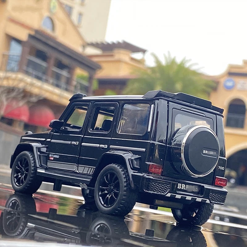 1/32 G700 G65 SUV 합금 자동차 모델 다이캐스트 시뮬레이션 금속 장난감 오프로드 차량 자동차 모델 사운드 라이트 컬렉션 어린이 선물