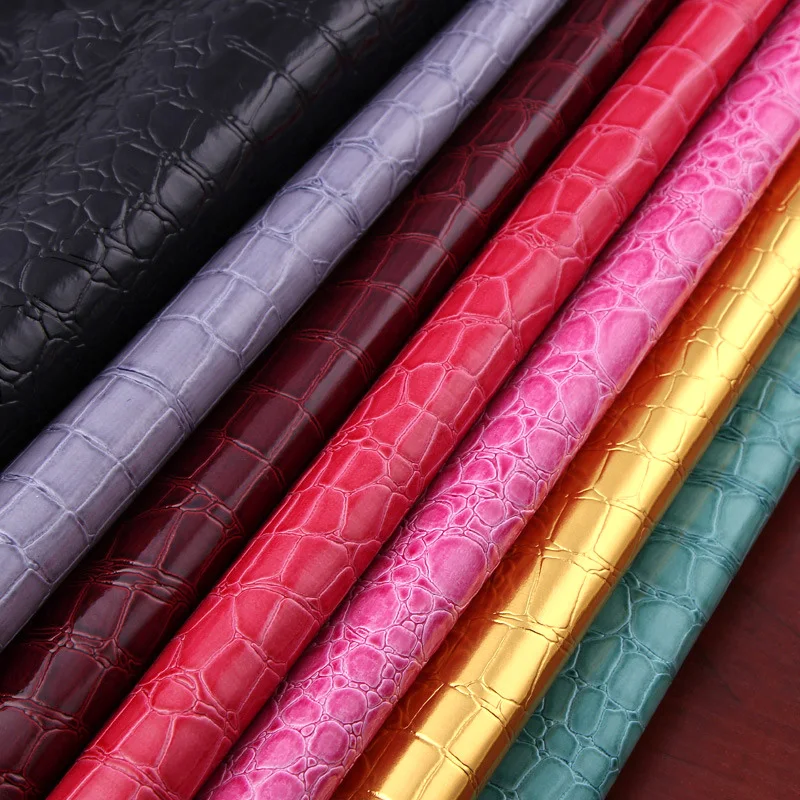 PU Shiny Stone Grain Waterproof Faux Leather 50*137cm DIY Craft