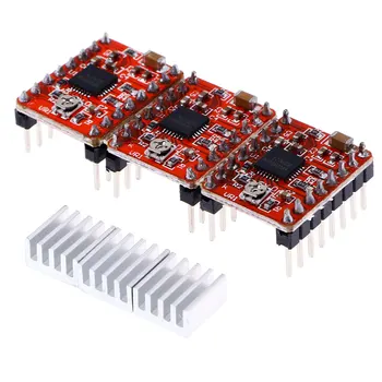 

5Pcs A4988 Stepper Motor Driver High Quality Useful Prime Stepstick Stepper A4988 Stepper Driver Stepstick A4988 for 3D Printer