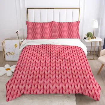 

3D Braid Design Custom Duvet Cover Set Bedding Sets Comforter Cases Pillow Covers Double Single Twin King Queen Size Bed Linens
