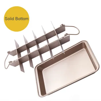 

Brownie Pan Loaf Cake Tray Baking Accessories Rectangle Bread Chocolate Mold for Pastry Chef Non Stick Baking Tools for Cakes
