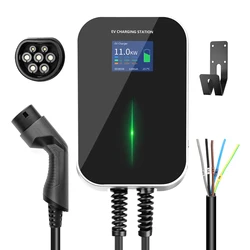 Station de recharge pour véhicule électrique EVSE Wallbox EV, chargeur de voiture de Type 2, 16A, 3 phases, 11kw, IEC 62196 – 2, pour Audi et BMW 