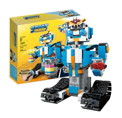original box RC Гусеничный пульт дистанционного управления техника умный робот BOOST Motor power function DIY строительные блоки кирпичи игрушка малыш мальчик день рождения - Цвет: original box