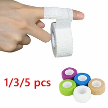 1/3/5 шт Водонепроницаемый медицинской терапии самоклеящаяся повязка на запястье мышцы ленты суставов пальцев Обёрточная бумага аптечка первой помощи ПЭТ эластичный бинт