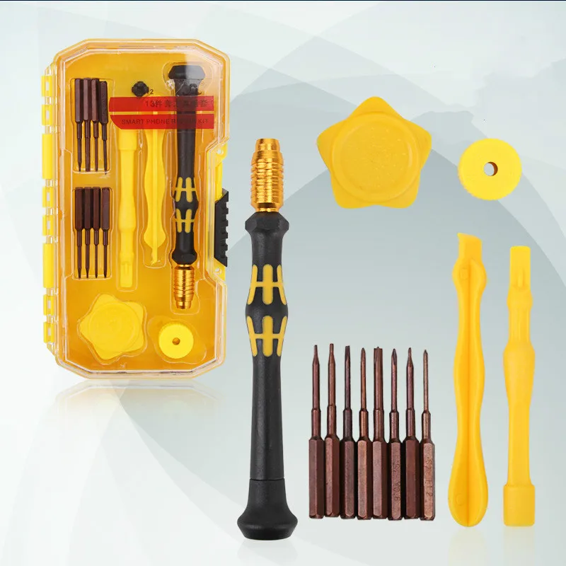 

13 in 1 teardown set Apple Samsung digital Apple disassemble tool round magnetic suit tool set