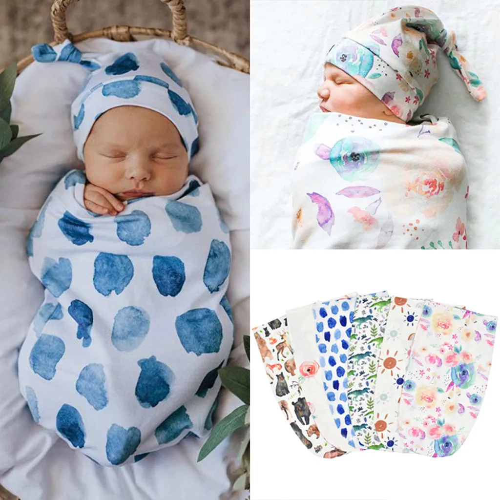 Высококачественное детское одеяло; Пеленальное Одеяло для новорожденных; спальный мешок; спальные мешки; шапка; милые забавные одеяла; s