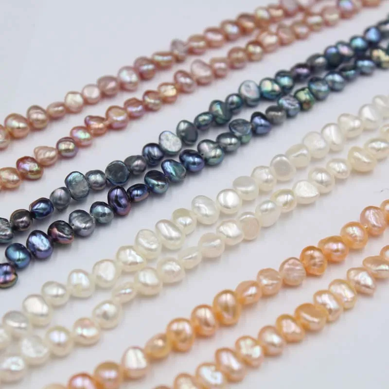 

Freshwater Baroque Pearl 4-5mm Jewelry Making DIY Shaped Pearl Loose Beads Natural Accessories Multicolor Shaped Pearl