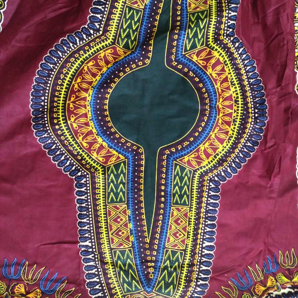 Dashikiage модные африканские Дашики напечатанные восковые печатные ткани для платьев дамские Модные Вечерние Платья