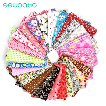 

SEWBATO 50x50cm 100% Cotton Fabric Telas Tissu Cartoon Flower Series Printed Cloth Sewing Quilt Fabrics DIY Patchwork Baby Kids