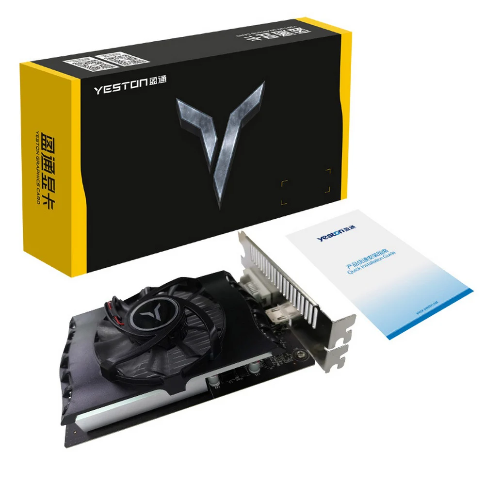 Yeston GPU Geforce Gt 1030 2Gb Gddr5 Graphics Cards Nvidia Pci Express 3.0 Desktop Computer Pc Vide