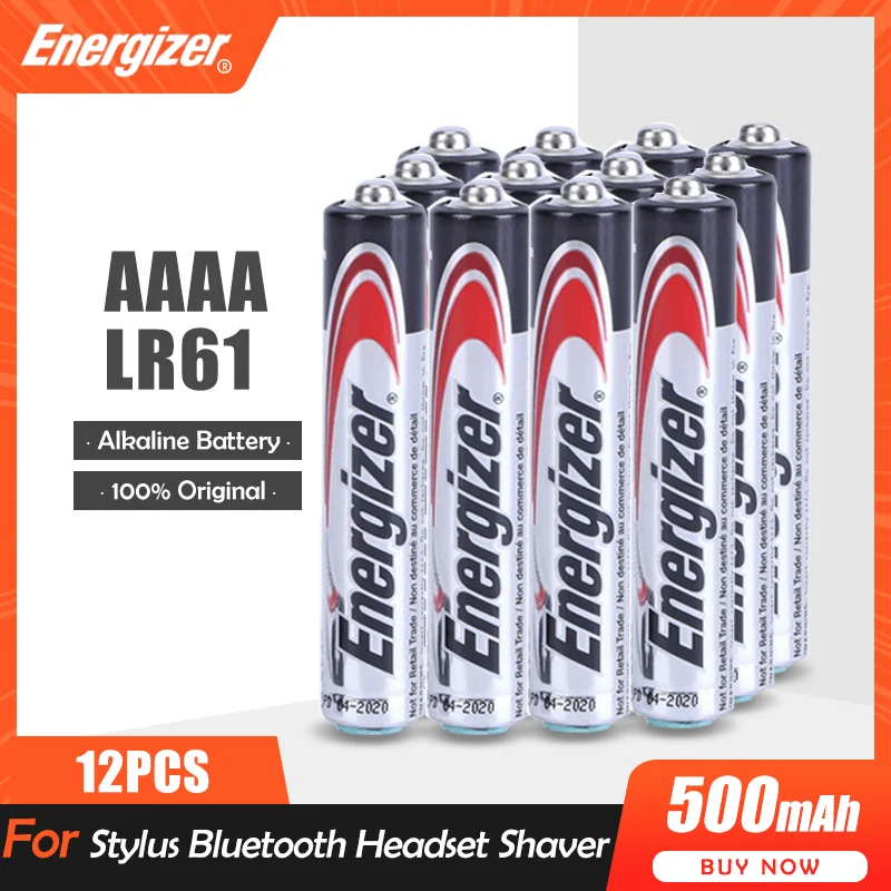 12 шт. щелочные элементы питания AAAA 1 5 в E96 LR61 для лазерного пера стилус Bluetooth
