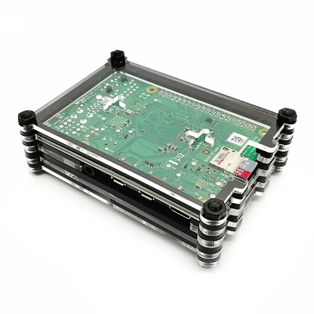 Raspberry pi 4B чехол, новинка, для возраста от 9 слоев чехол предназначен для Raspberry Pi 4 модели B