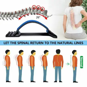 

Lumbar Massage Acupuncture And Moxibustion Lumbar Correction Cushion Device Spine Lumbar Traction Belt Device H8U3