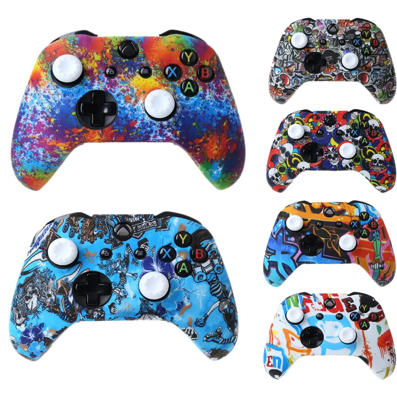Защитный силиконовый чехол для игрового контроллера XBox One X S 1 комплект |
