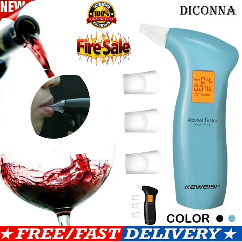 

Breathalyzer Alcohol Tester Digital Personal Portable Analyzer Detector Meter