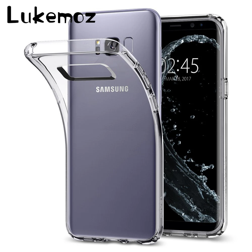 Ультратонкий ТПУ чехол для телефона samsung Galaxy S8 S7Edge S7 S9 Plus S10 S10E силиконовый