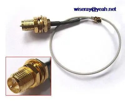 DHL/EMS 150x RP-SMA женский w/pin к IPX U. FL 1 13 конверсионная антенна Беспроводная SMA кабели
