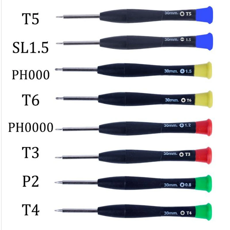 LAMEZIA 8pcs Multifunctional Precision Screwdriver Set Screw Drivers Home DIY Repair Tools For Clock PC Watch