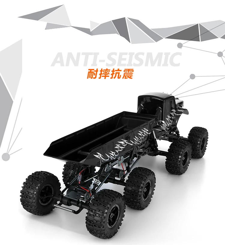 Машинка для скалолазания 1/10 scale RC 8WD 8X8 Rock Crawler Truck RTR MT1012 8 приводных колес|rock