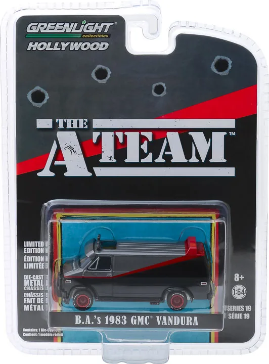 GreenLight 1:64 1983 GMC Vandura - Pkg модель автомобиля из сплава металлические игрушки для