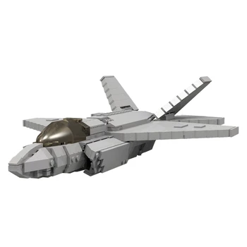 

628Pcs Moc Small Particles Military Battleplane Building Blocks Model Plastic Blocks Assembly Toys For Kids