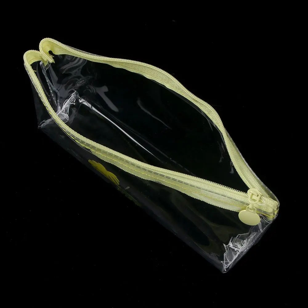 Kawaii Flamingo Pencil Case cute Transparent school pencil bag for girls stationery pouch Office school Supplies Escolar