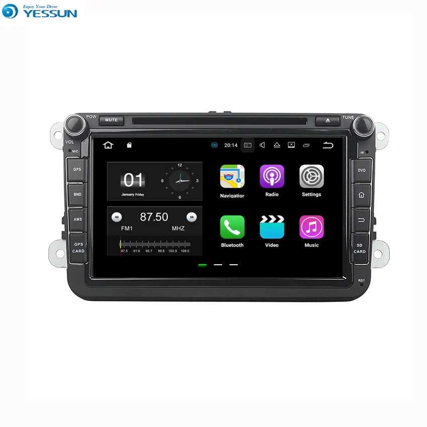 YESSUN для VW Golf/Golf 5 2006 ~ 2012 автомобильный навигатор GPS Android Аудио Видео Радио HD