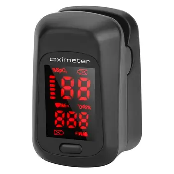 

1Pc Fingertip Pulse Oximeter Blood Pressure Oximetry Heart Rate Monitor New Finger Pulse Meter Without Battery