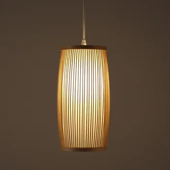 

China Wood LED Pendant Lamp Bamboo Home Decor Light Handmade Lighting Natural Hanging Lights Hotel Restaurant Cafe Bar Lighting