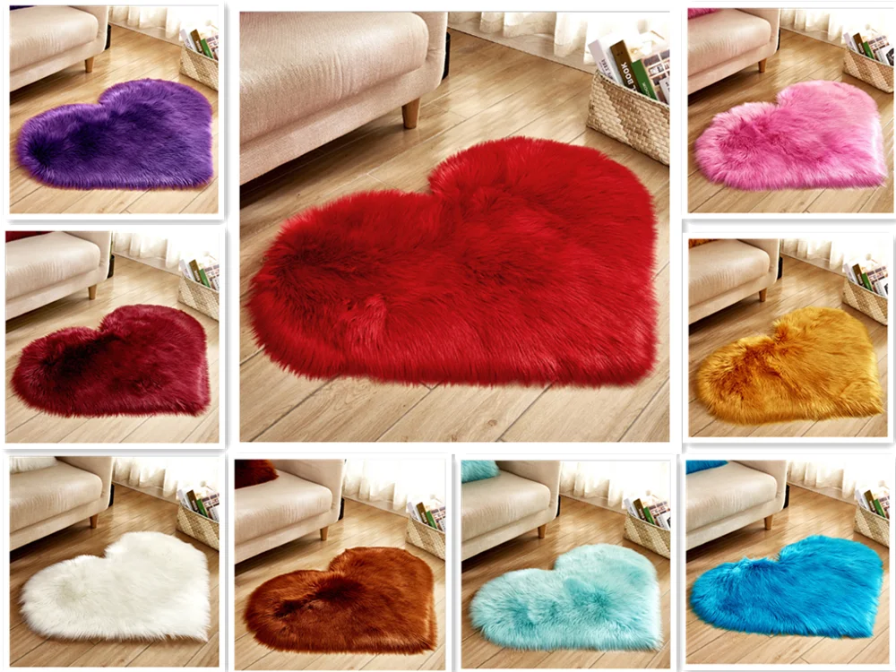 Мягкие подушки из искусственной овечьей шерсти для гостиной и спальни ковер с
