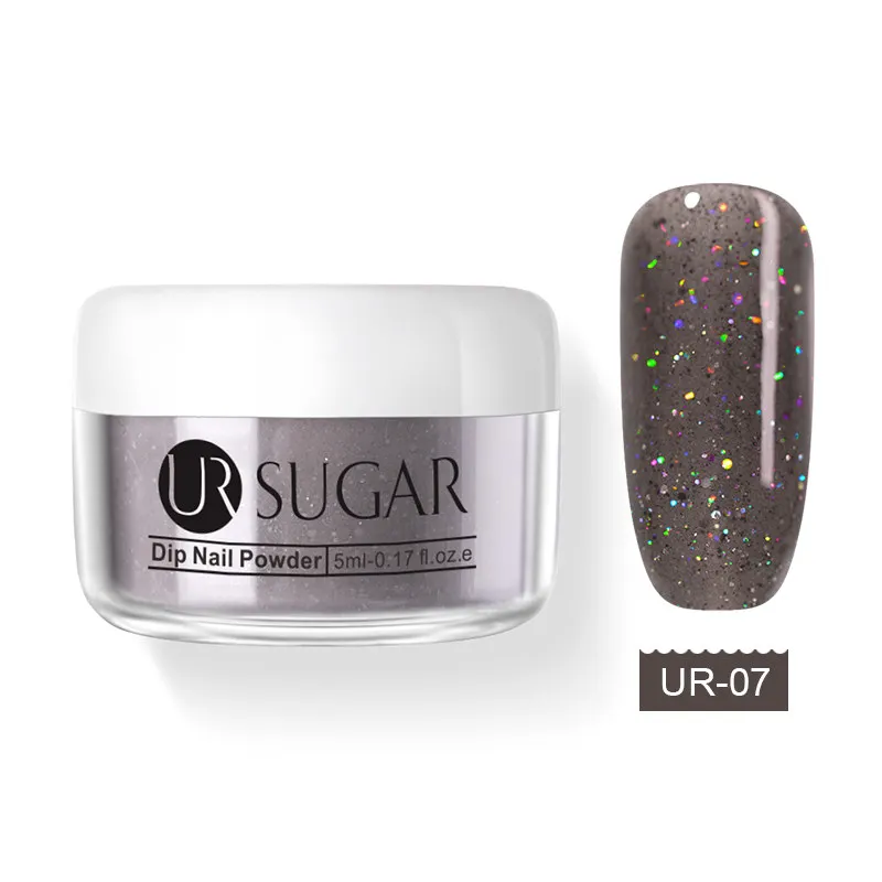UR SUGAR 31 цветов погружающий порошок для ногтей Стразы для маникюра акриловый наконечник для ногтей строитель ногтей блеск не нужно лечение под УФ-лампой - Цвет: Светло-желтый