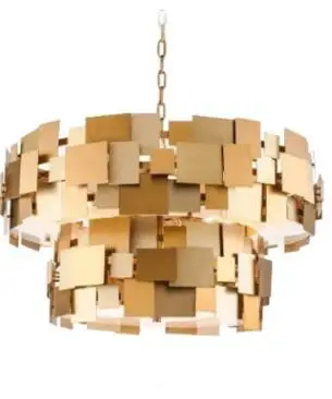 2 layer D60X H40CM Пост-современный минималистичный Ресторан гостиная подсвечник из нержавеющей стали творческая личность скандинавского дизайнера модель комнаты вилла c - Цвет корпуса: 2 layer D60X H40CM
